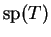 $ {\rm sp}(T)$